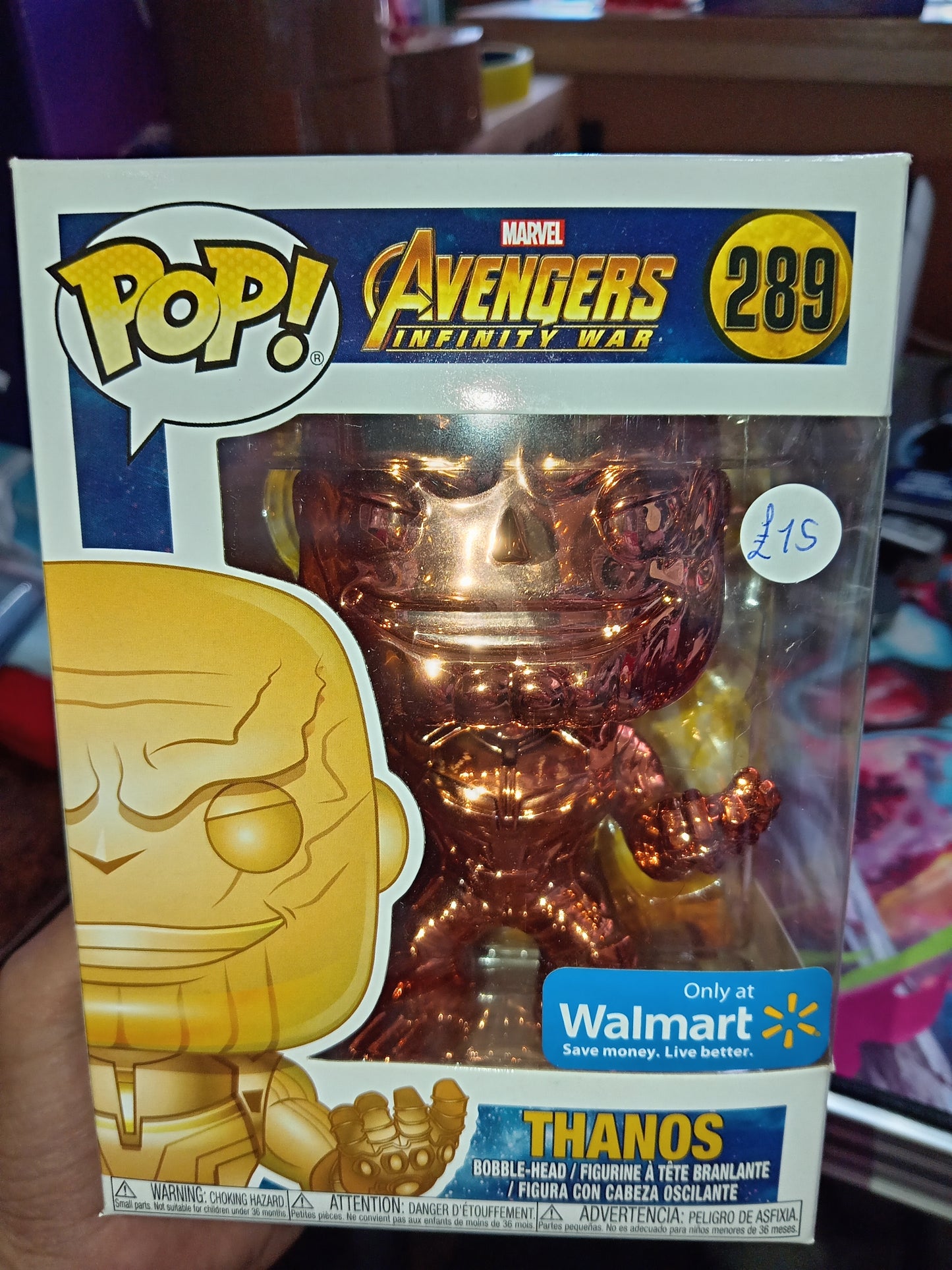 Marvel Avengers Infinity War - Thanos #289 Orange Chrome Exclusive