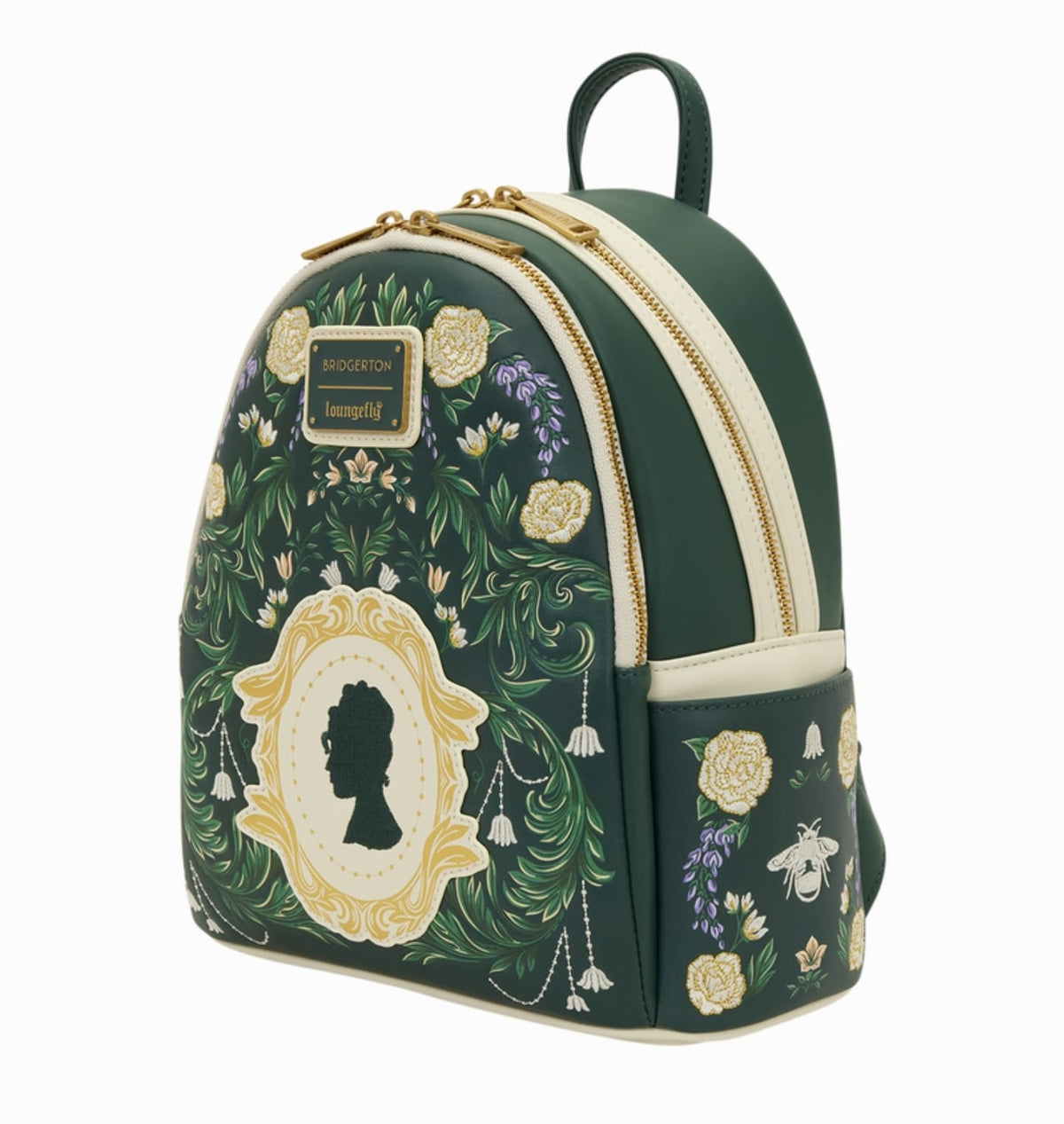 Loungefly - Bridgerton Silhouette Floral Mini Backpack