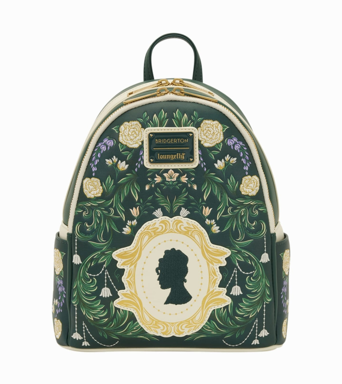 Loungefly - Bridgerton Silhouette Floral Mini Backpack