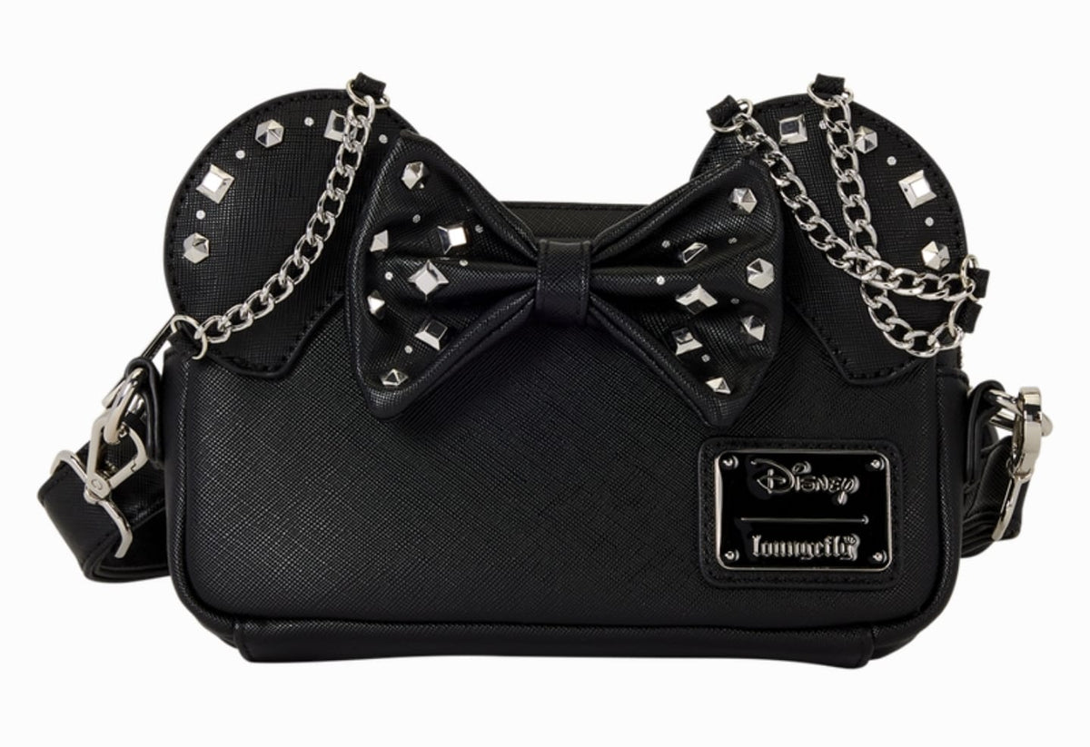 Loungefly - Minnie Mouse Studs & Chains Crossbody Bag