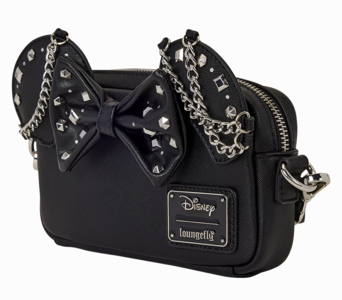 Loungefly - Minnie Mouse Studs & Chains Crossbody Bag