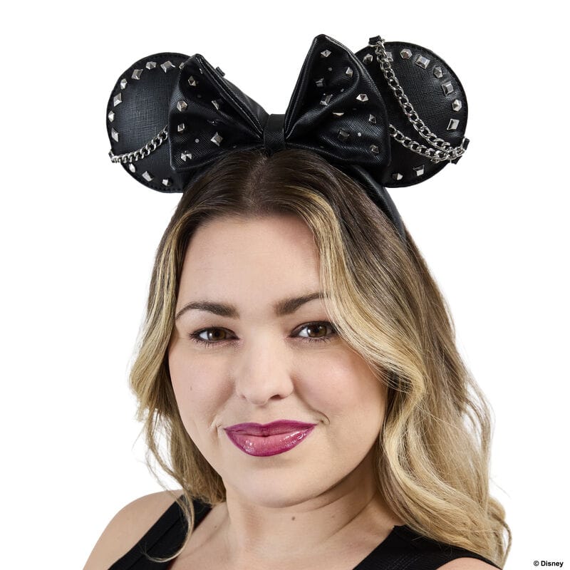 Loungefly - Minnie Mouse Studs & Chains Ear Headband