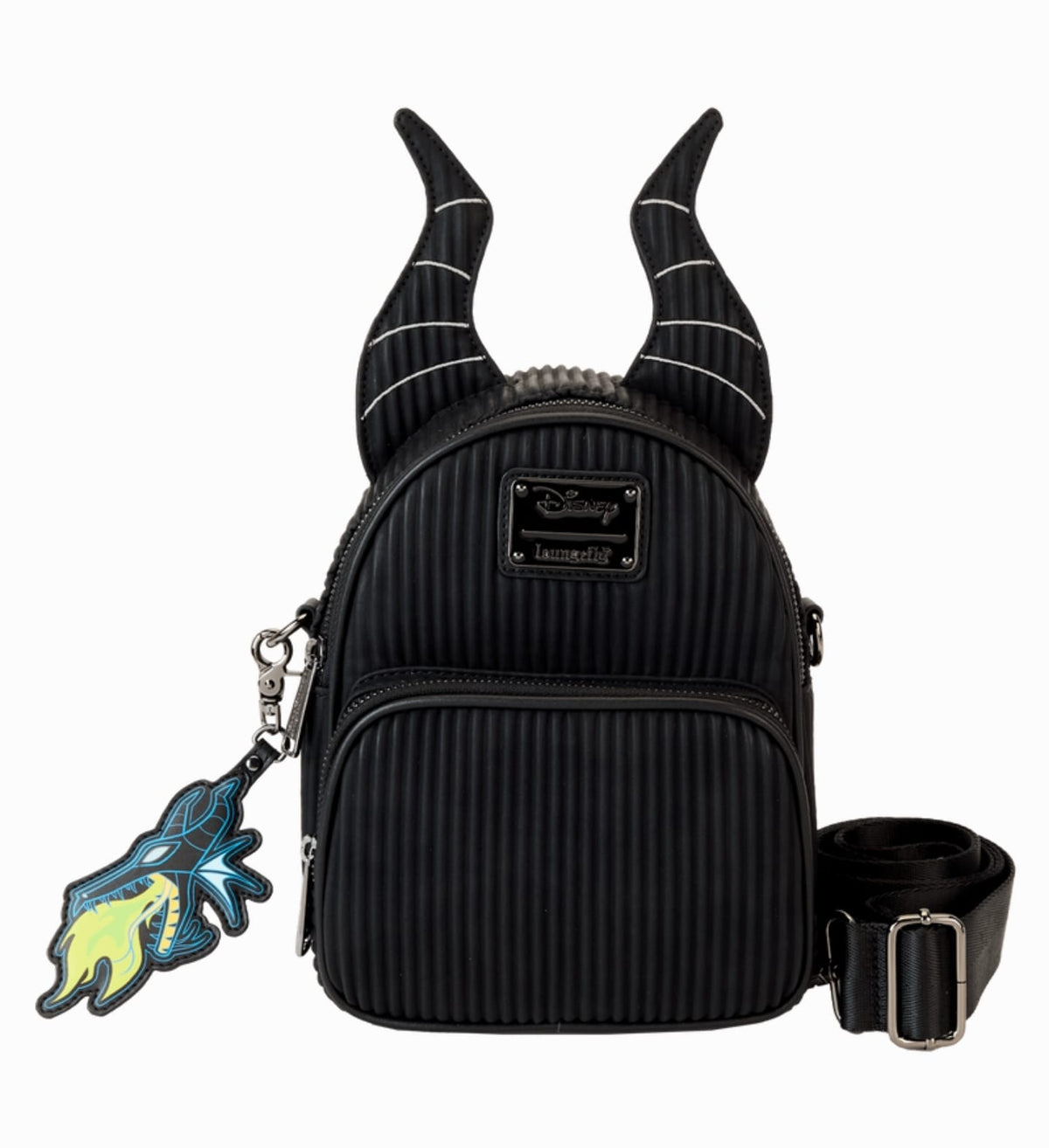 Loungefly - Sleeping Beauty Maleficent Dragon Convertible Mini Backpack & Crossbody Bag