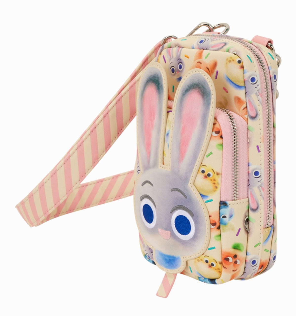 Loungefly - Zootropolis 2 Judy Hopps Cotton Candy Cosplay Cell Phone Crossbody Bag with Coin Bag