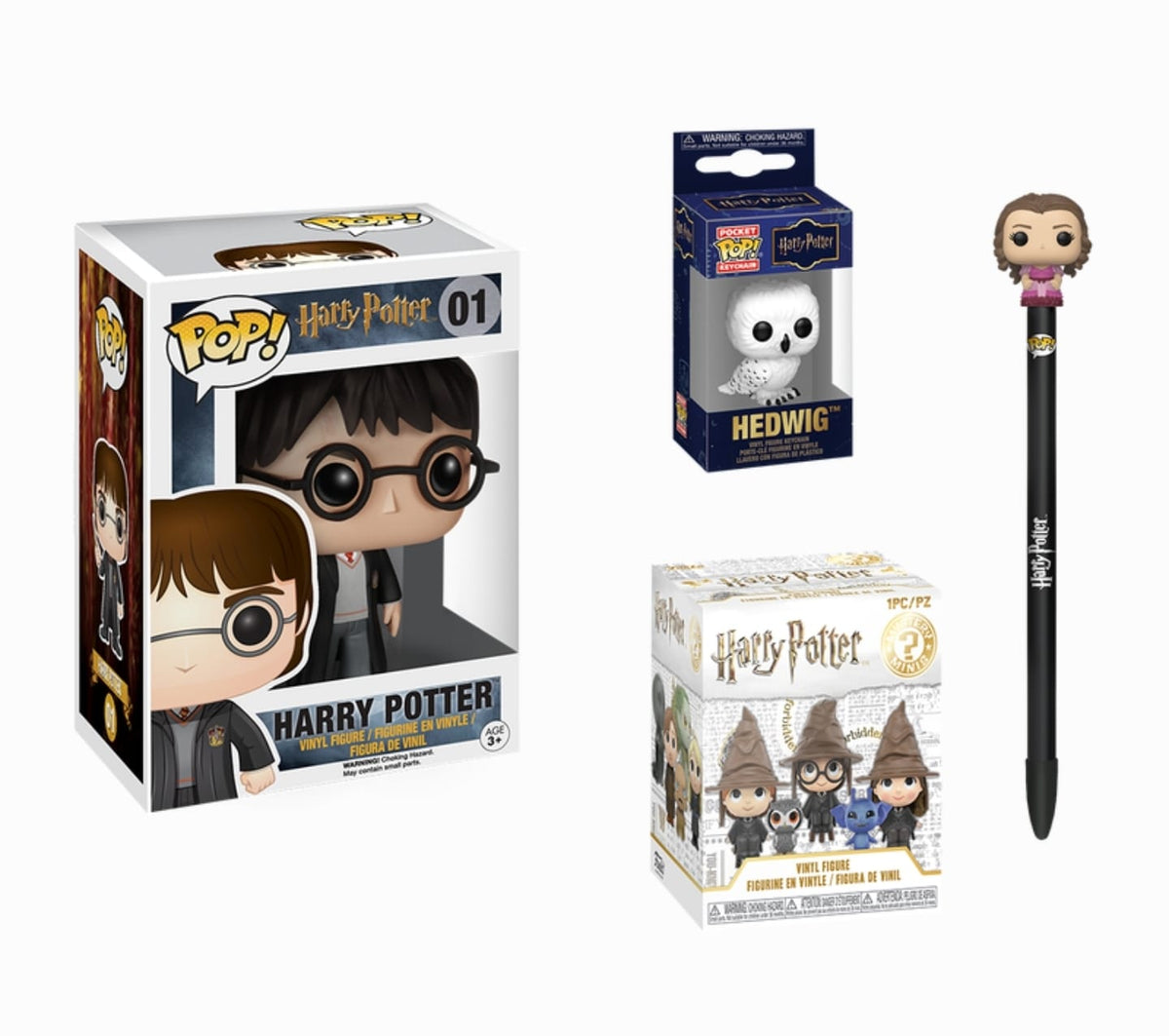 Harry Potter 4 Piece Collectable Bundle Funko Pop! Vinyl Figure