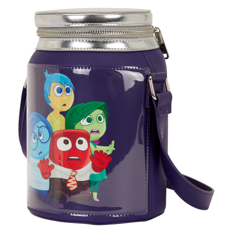 Loungefly Inside Out 2 Bottled Up Emotions Figural Crossbody Bag