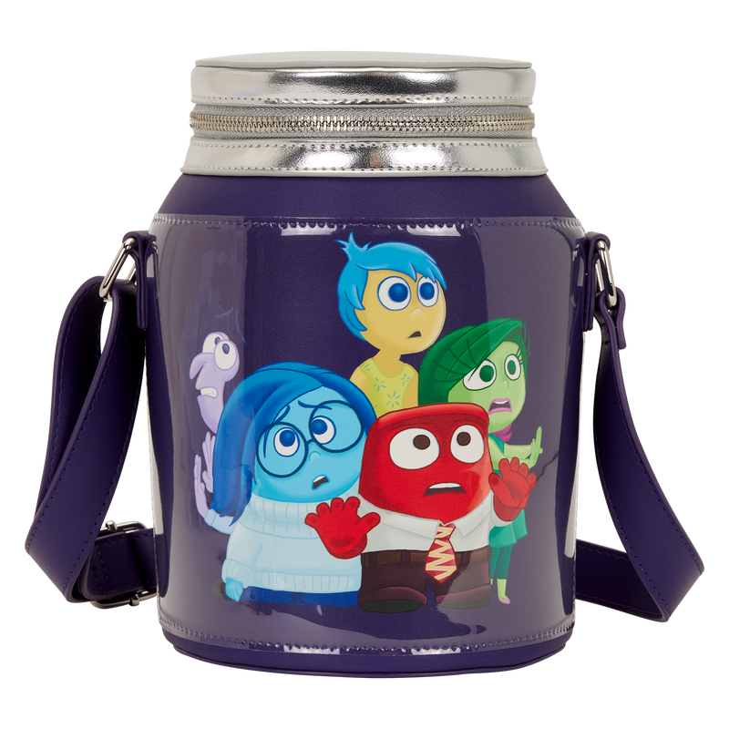 Loungefly Inside Out 2 Bottled Up Emotions Figural Crossbody Bag