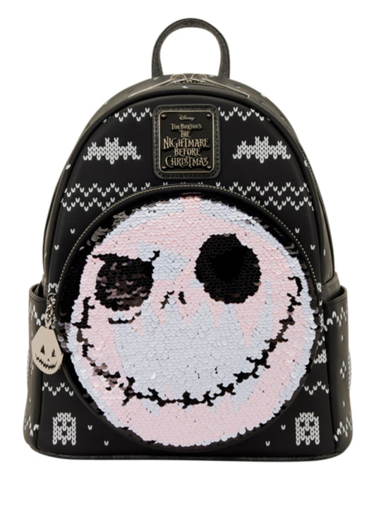 Loungefly - Nightmare Before Christmas Jack Mini Backpack Sequins  PRE-ORDER