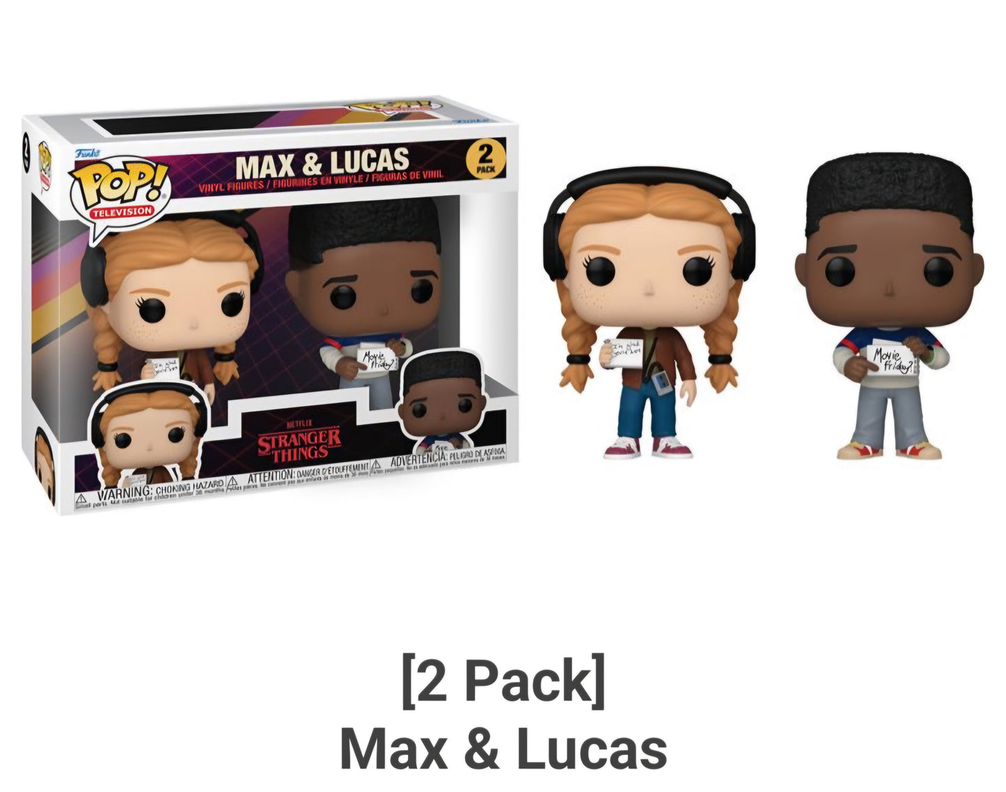 Stranger Things - Max and Lucas 2 Pack PRE-ORDER