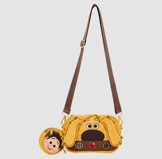 Loungefly Up Dug Sling Crossbody Bag with Coin Bag