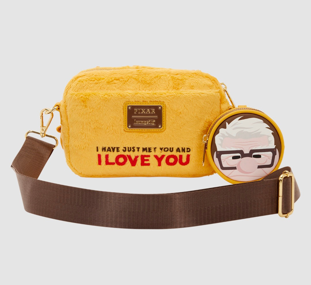 Loungefly Up Dug Sling Crossbody Bag with Coin Bag