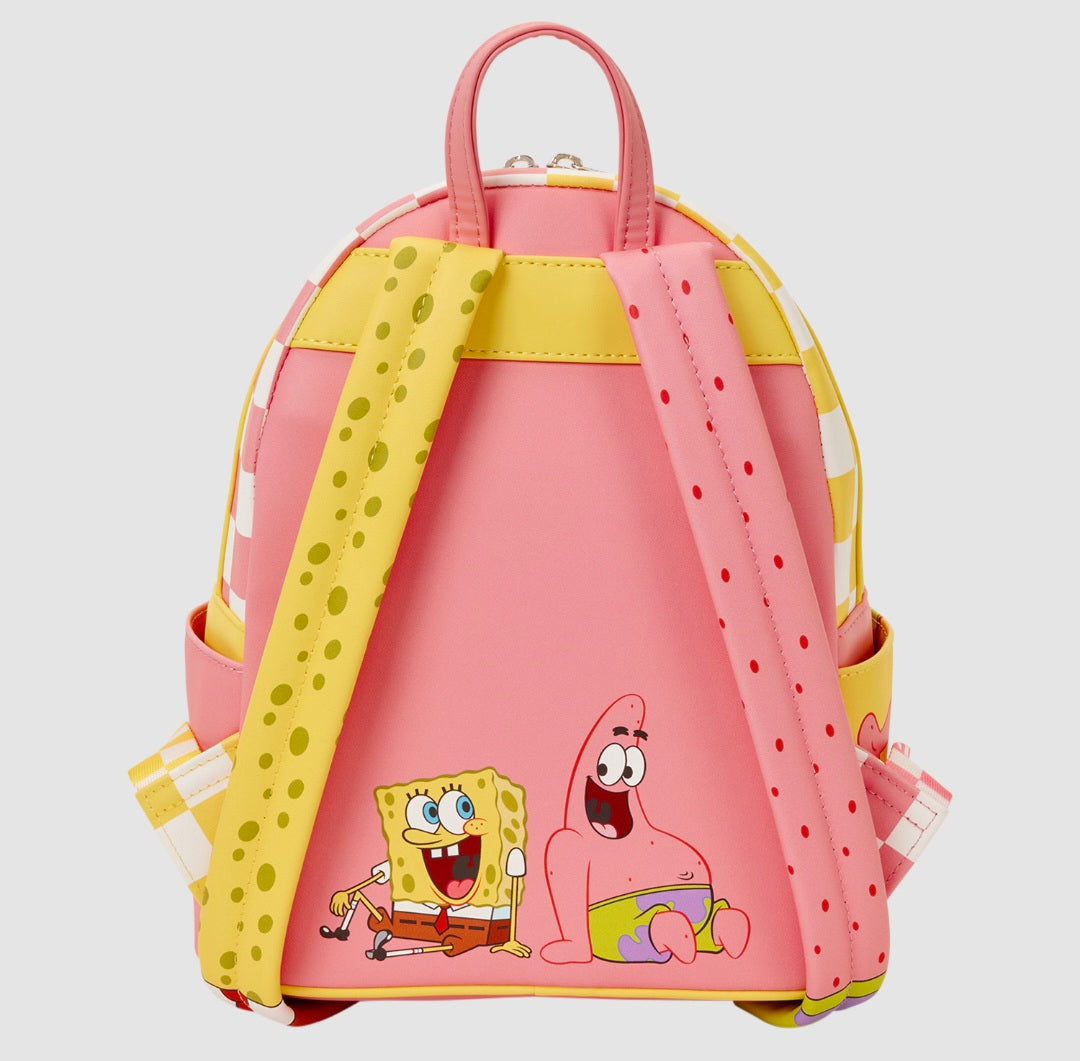 Loungefly - SpongeBob SquarePants & Patrick Star Checkered Mini Backpack