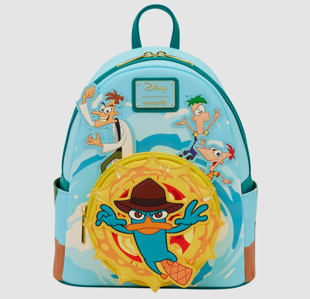 Loungefly - Phineas & Ferb Light-Up Mini Backpack