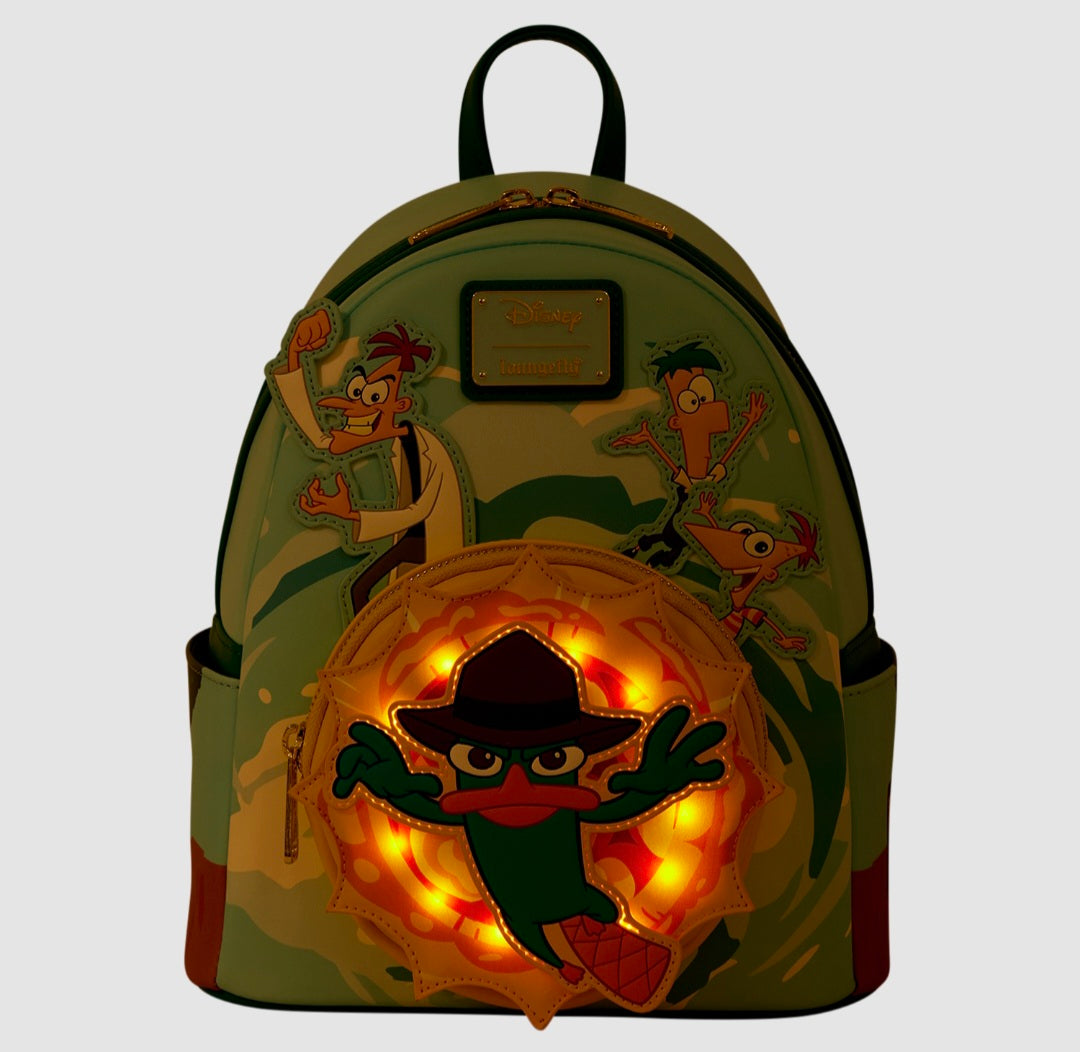 Loungefly - Phineas & Ferb Light-Up Mini Backpack