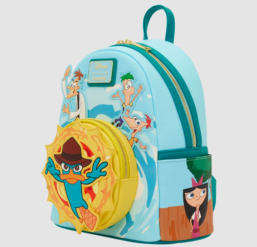 Loungefly - Phineas & Ferb Light-Up Mini Backpack