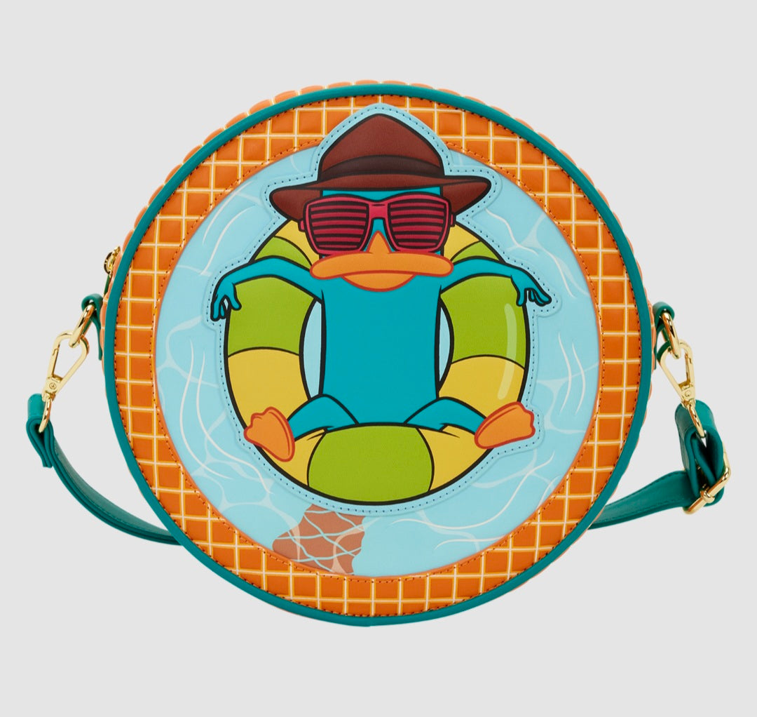Loungefly - Phineas & Ferb Perry the Platypus Pool Crossbody Bag