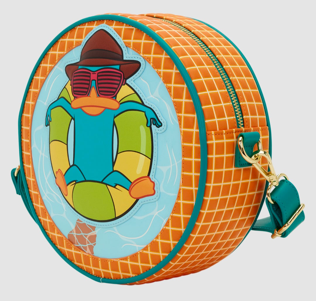 Loungefly - Phineas & Ferb Perry the Platypus Pool Crossbody Bag