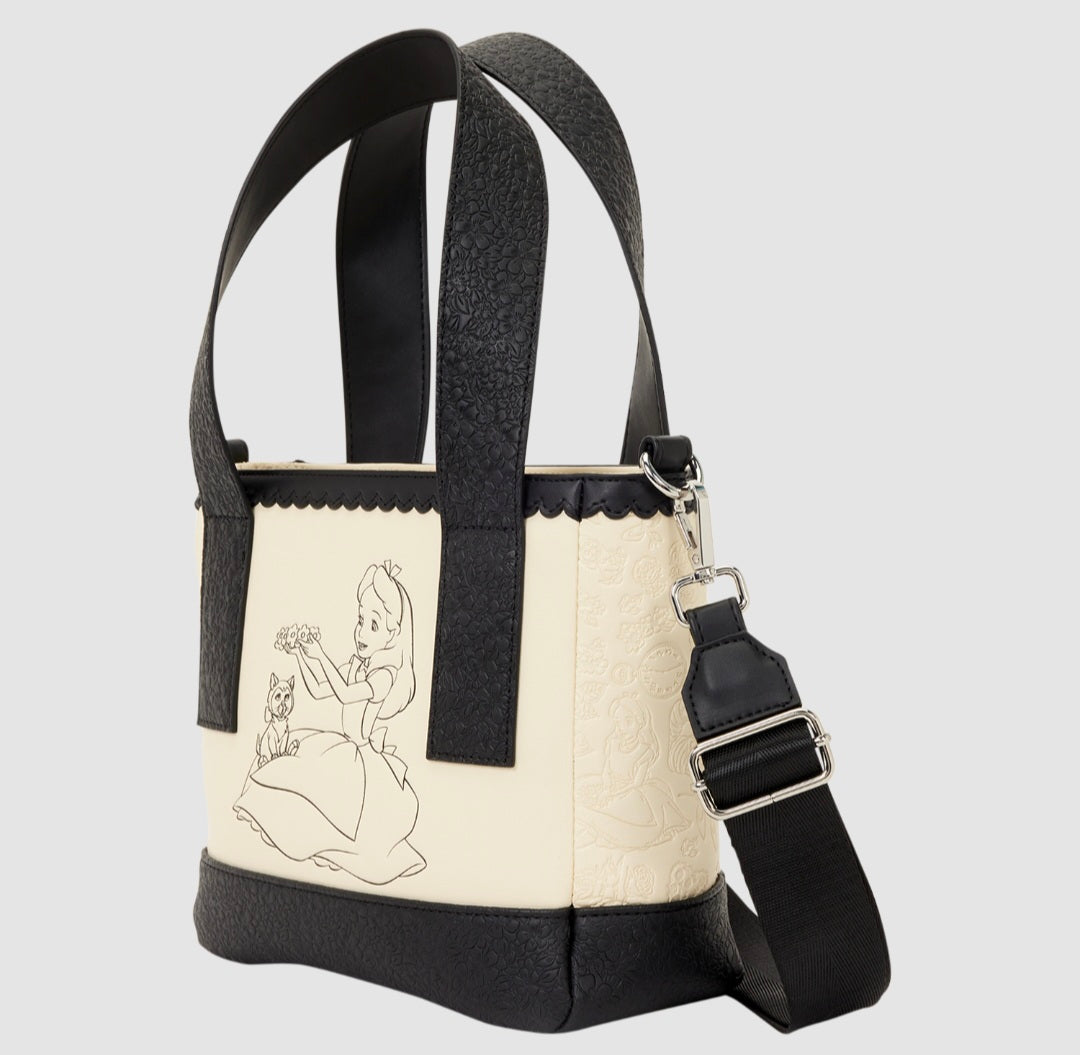 Loungefly - Alice in Wonderland Mini Tote Crossbody Bag