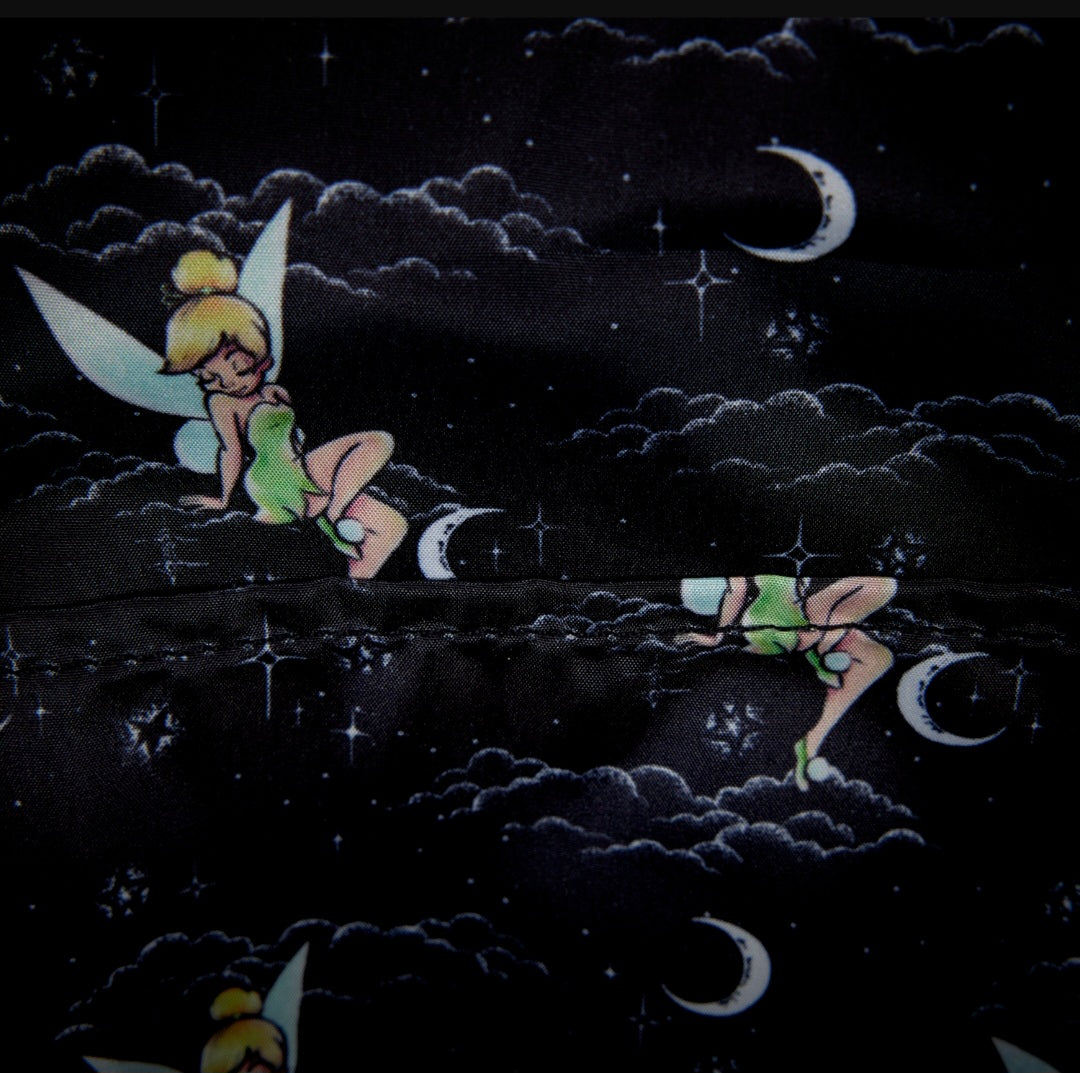 Loungefly - Tinker Bell Pixie Dust Velvet Mini Backpack