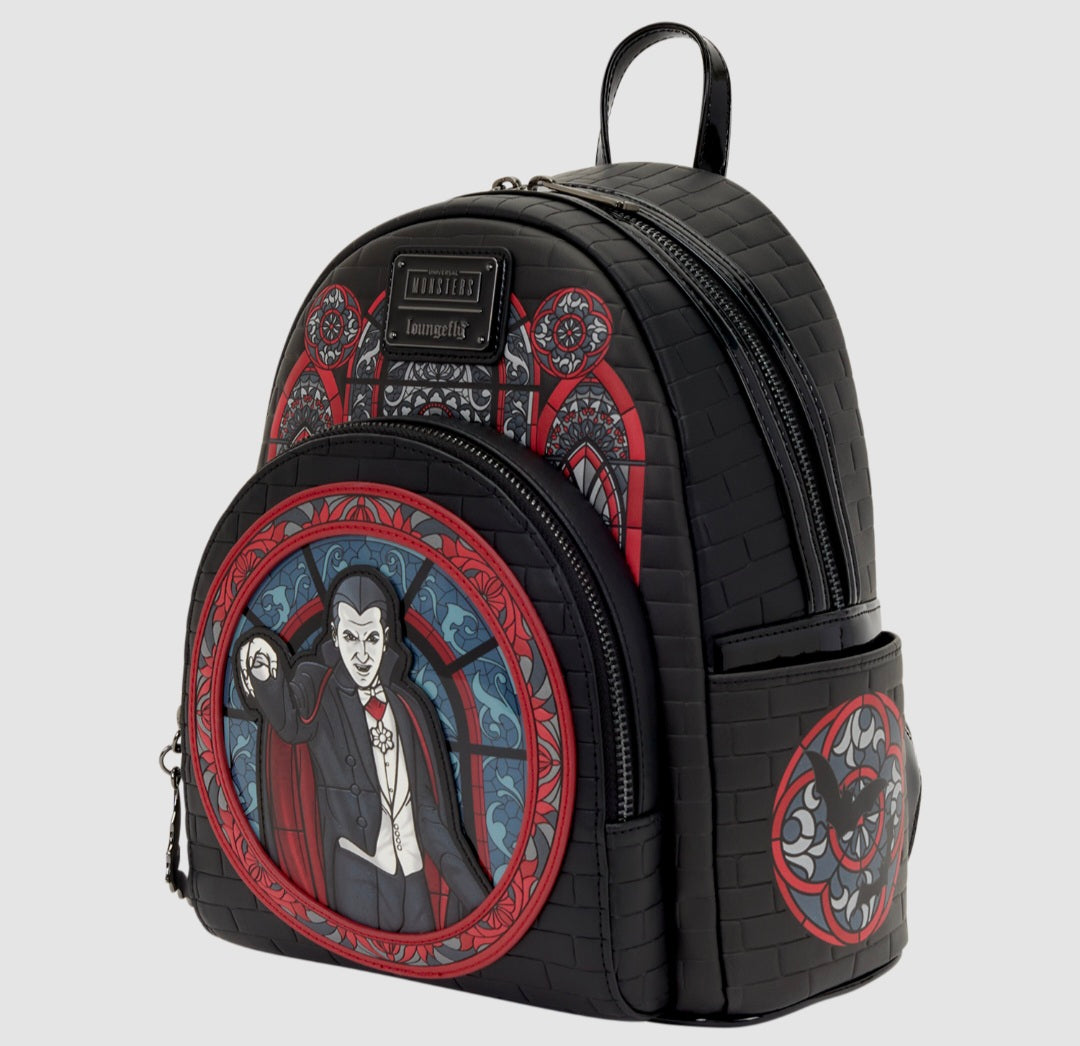 Loungefly - Universal Monsters Dracula Stained Glass Mini Backpack