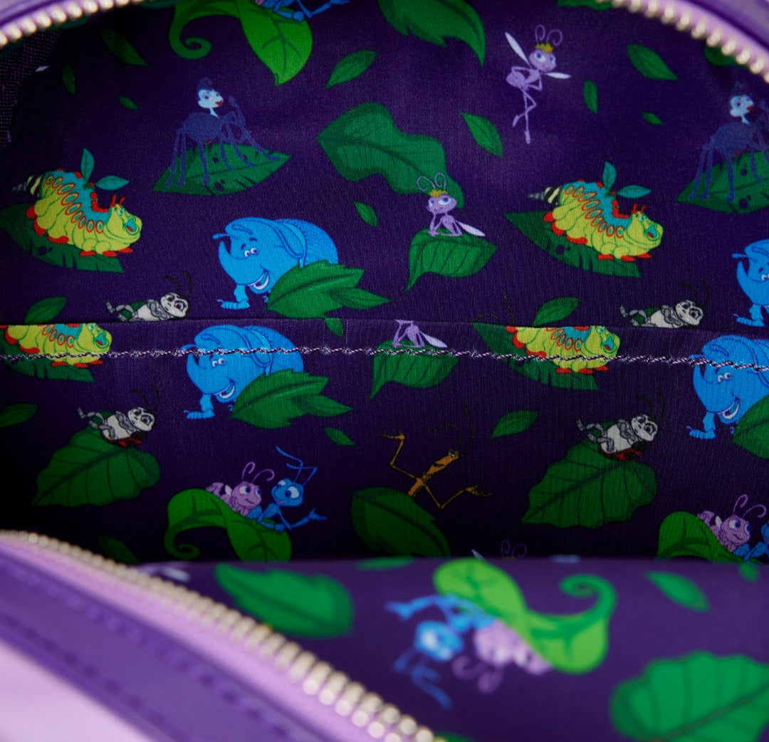 Loungefly - A Bug's Life Atta Cosplay Mini Backpack with Ear Headband