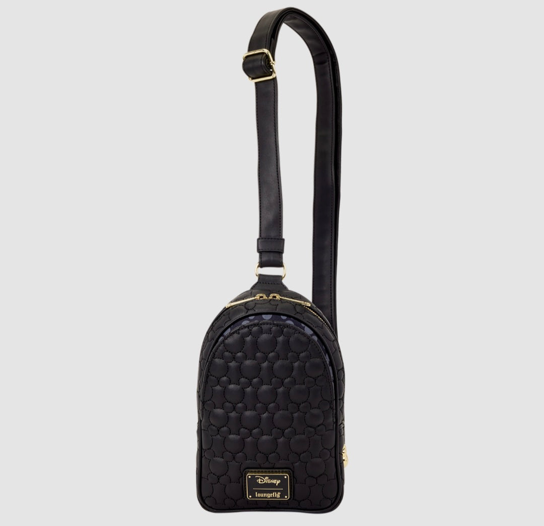 Loungefly - Mickey Mouse Silhouette All-Over Print Sling Crossbody Bag