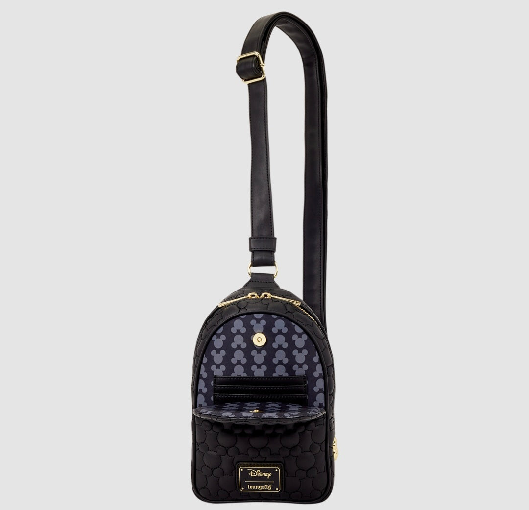 Loungefly - Mickey Mouse Silhouette All-Over Print Sling Crossbody Bag