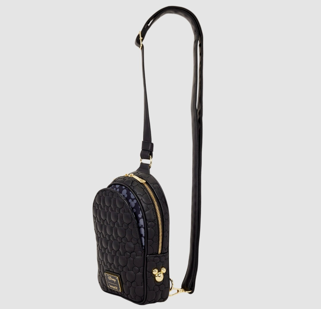 Loungefly - Mickey Mouse Silhouette All-Over Print Sling Crossbody Bag