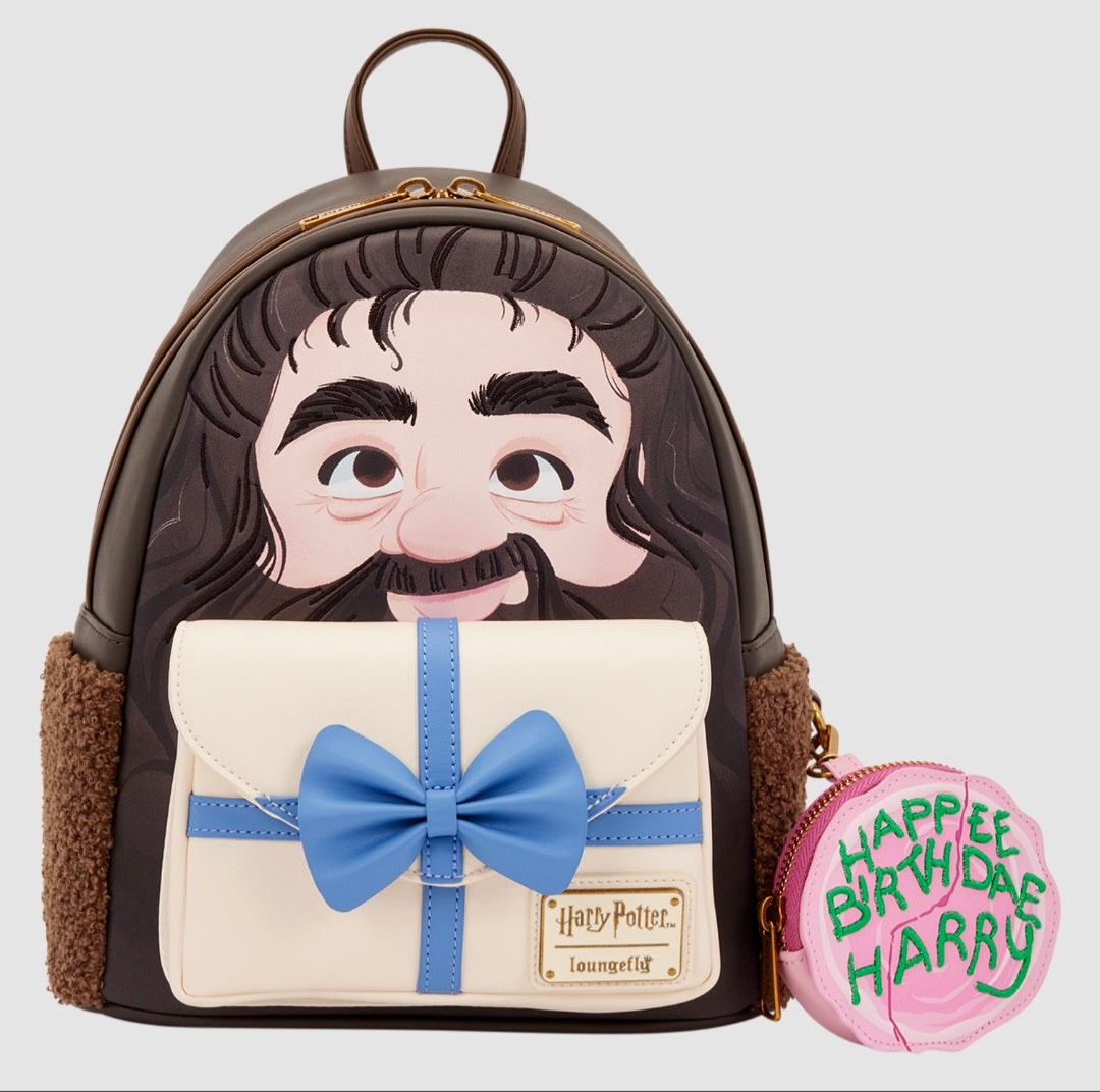 Loungefly - Harry Potter Hagrid Birthday Cake Cosplay Mini Backpack with Coin Bag