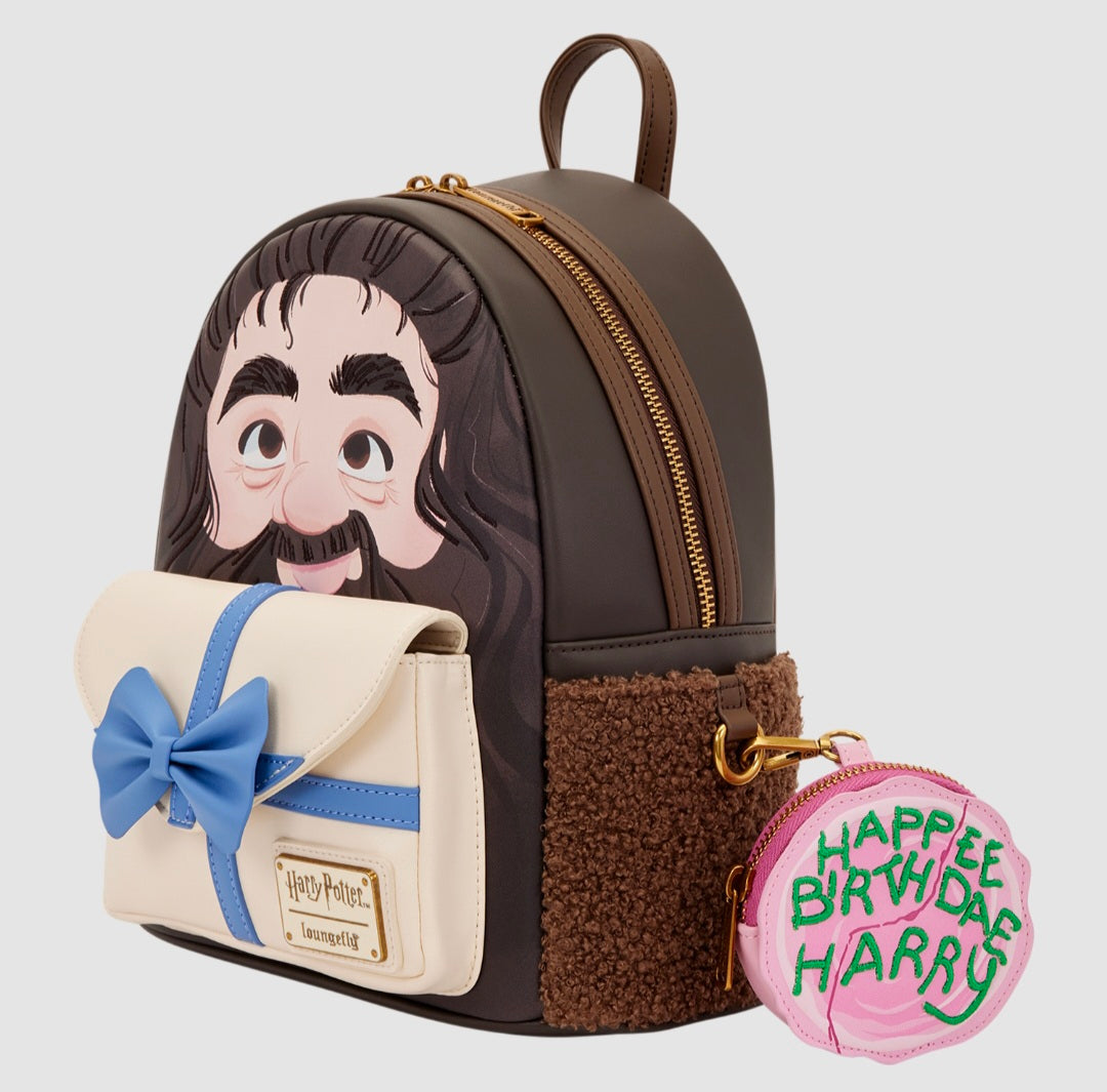 Loungefly - Harry Potter Hagrid Birthday Cake Cosplay Mini Backpack with Coin Bag