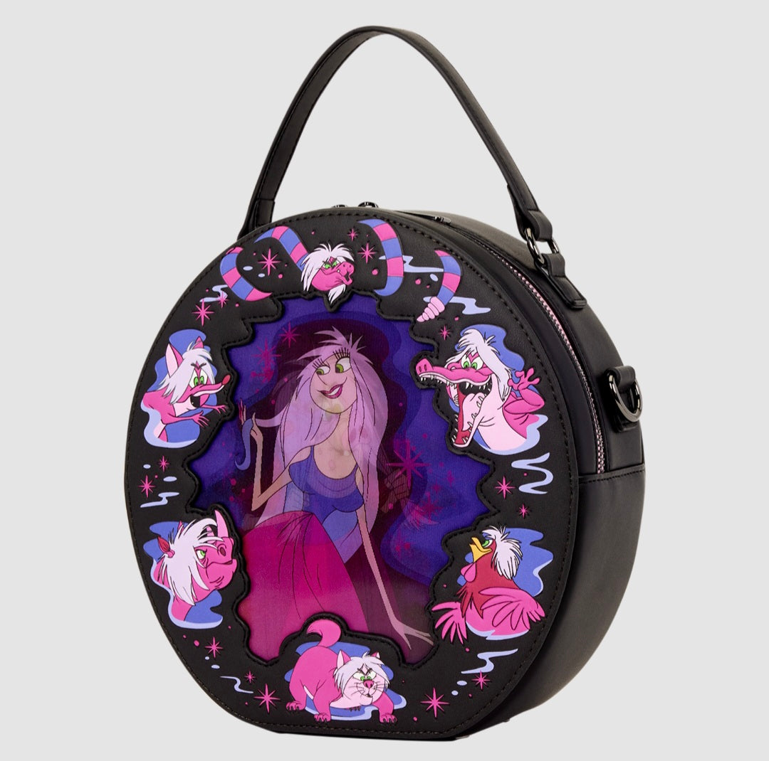 Loungefly - The Sword in the Stone Madam Mim Lenticular Crossbody Bag