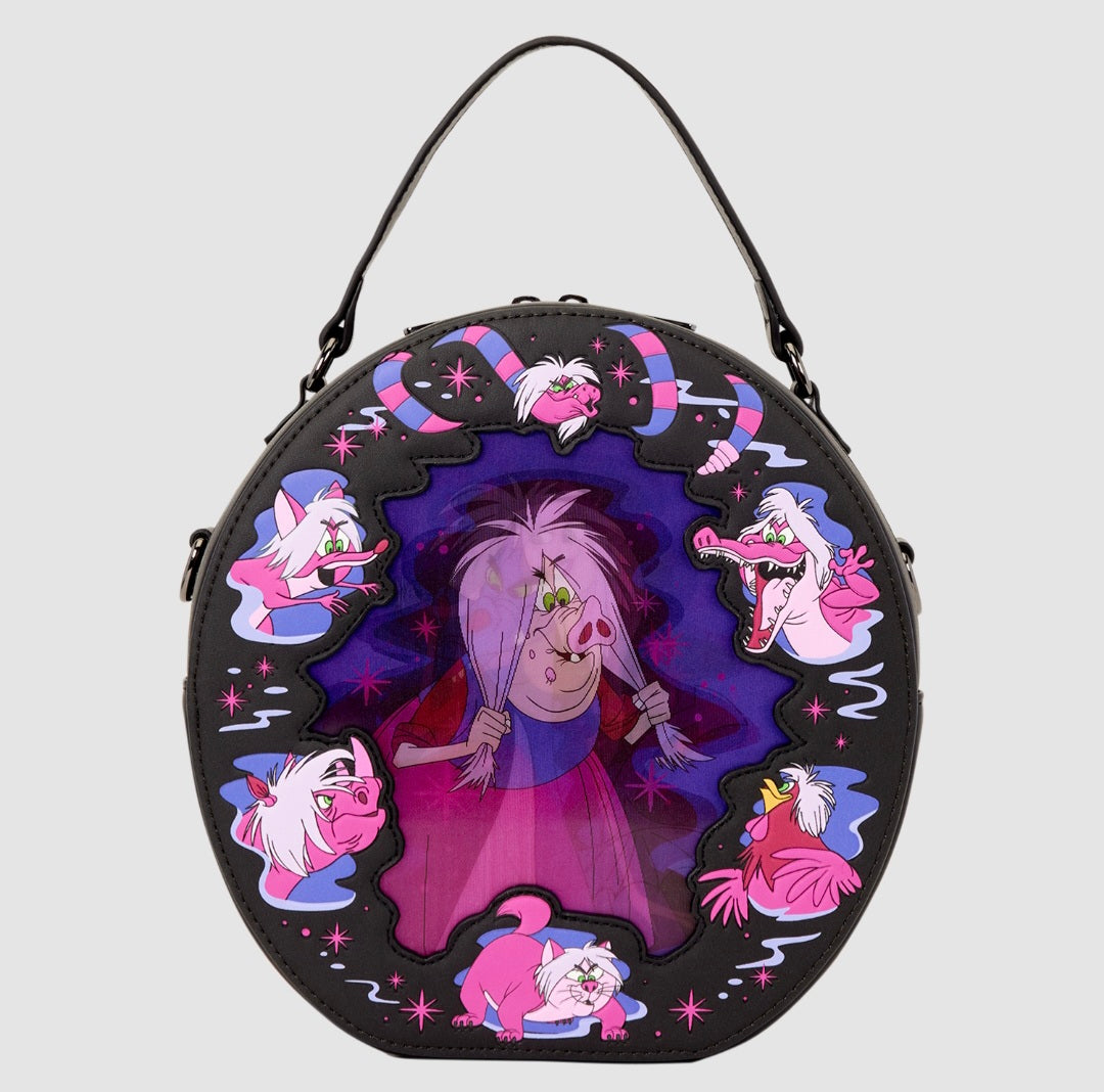 Loungefly - The Sword in the Stone Madam Mim Lenticular Crossbody Bag