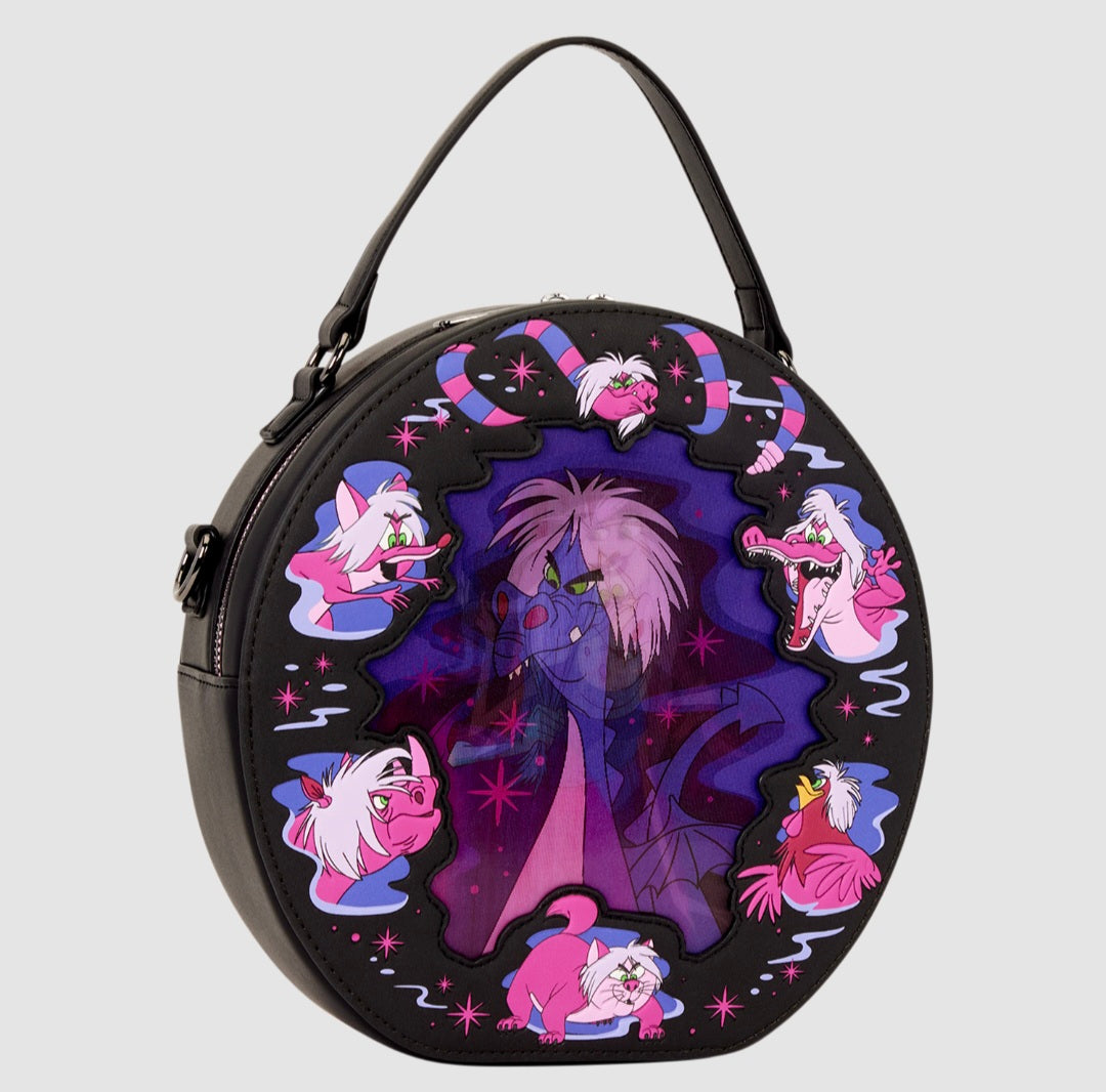 Loungefly - The Sword in the Stone Madam Mim Lenticular Crossbody Bag