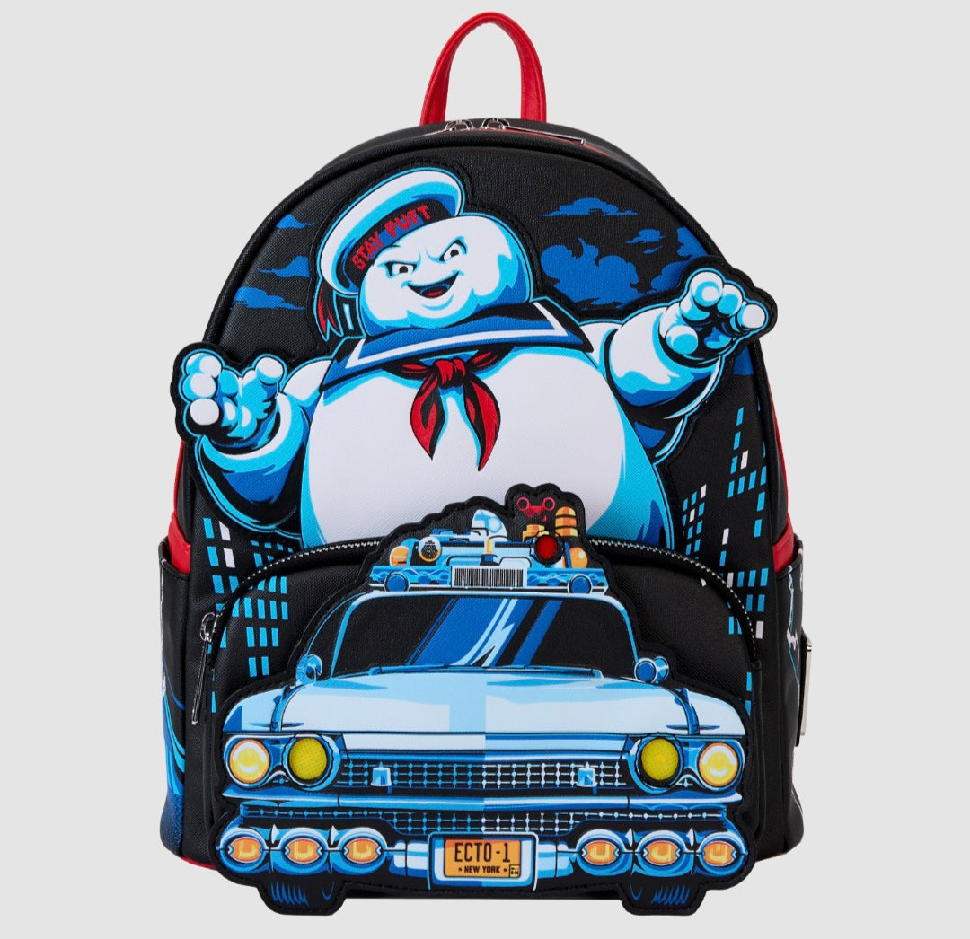 Loungefly - Ghostbusters Stay Puft Ecto-1 Light Up Mini Backpack