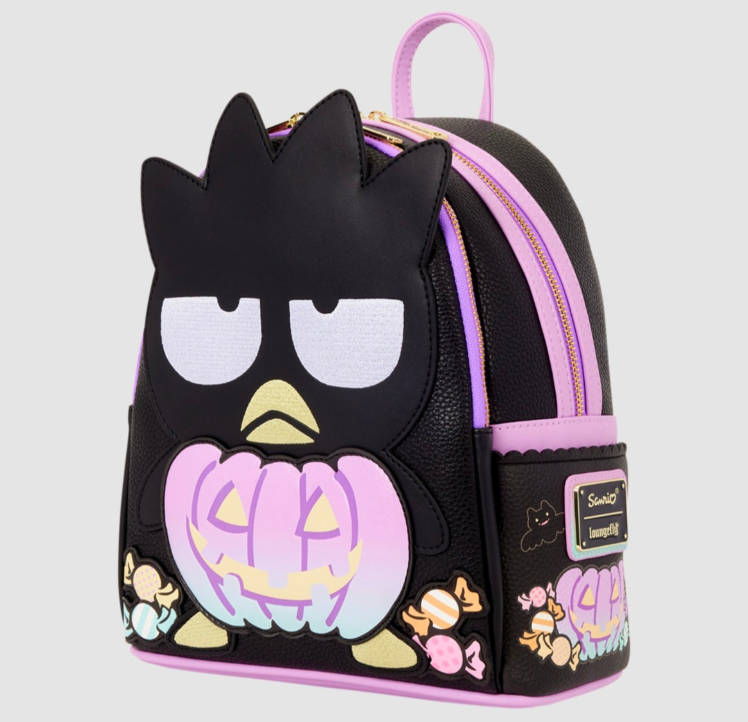 Loungefly - Sanrio Badtz-Maru Pumpkin Light-Up Cosplay Mini Backpack