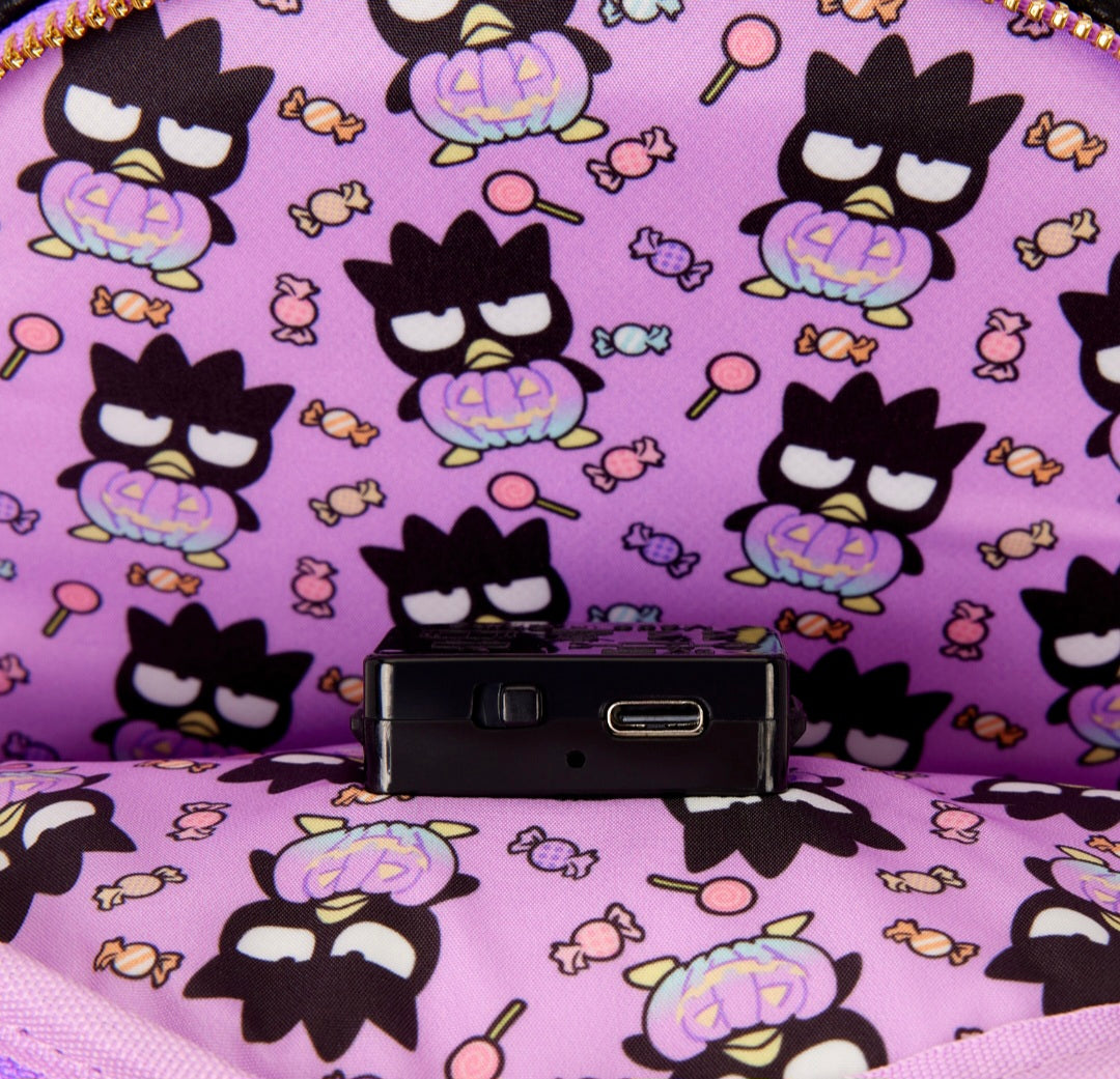 Loungefly - Sanrio Badtz-Maru Pumpkin Light-Up Cosplay Mini Backpack