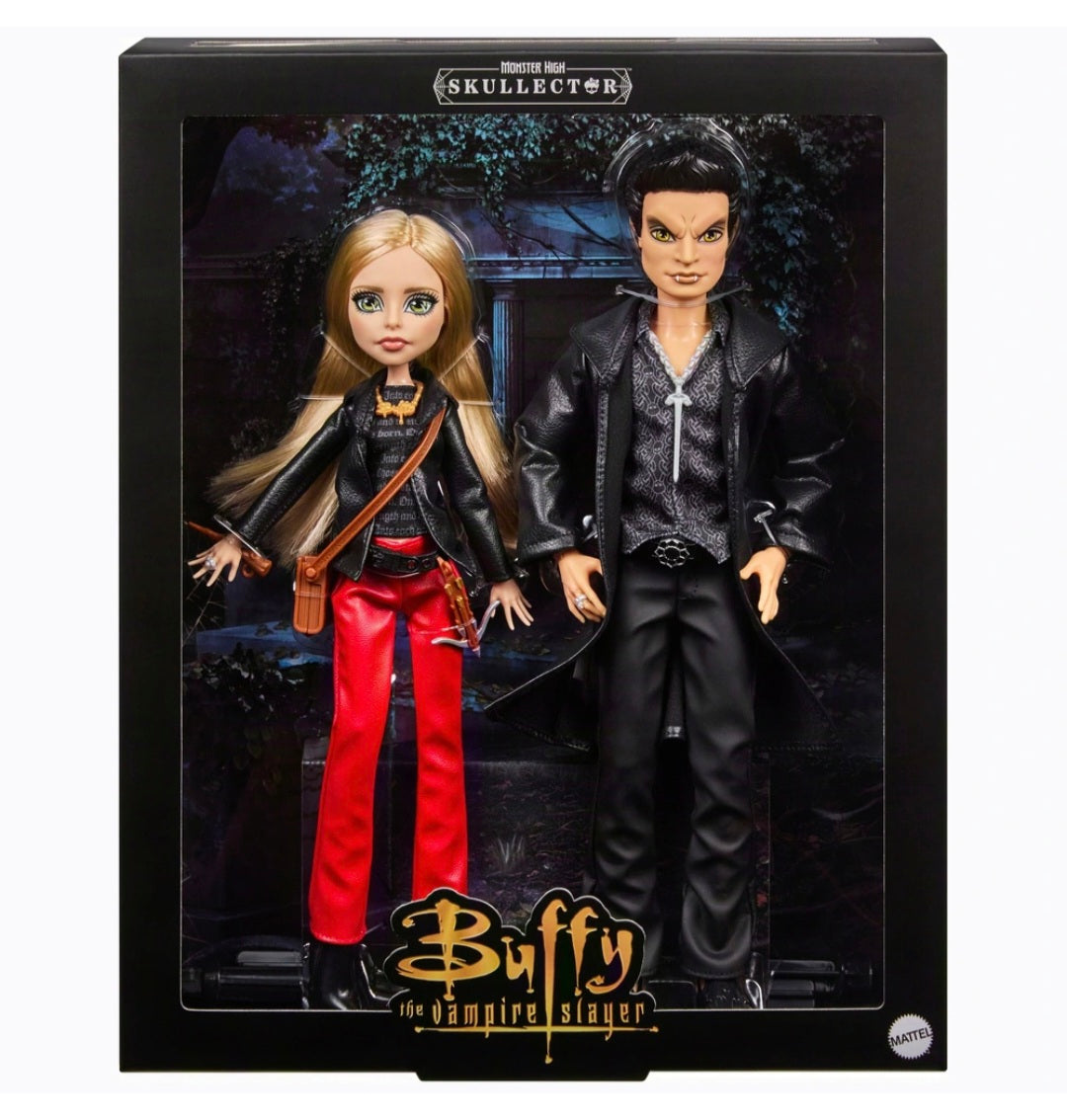 Monster High Skullector Doll Buffy the Vampire Slayer and Angel 2 Pack