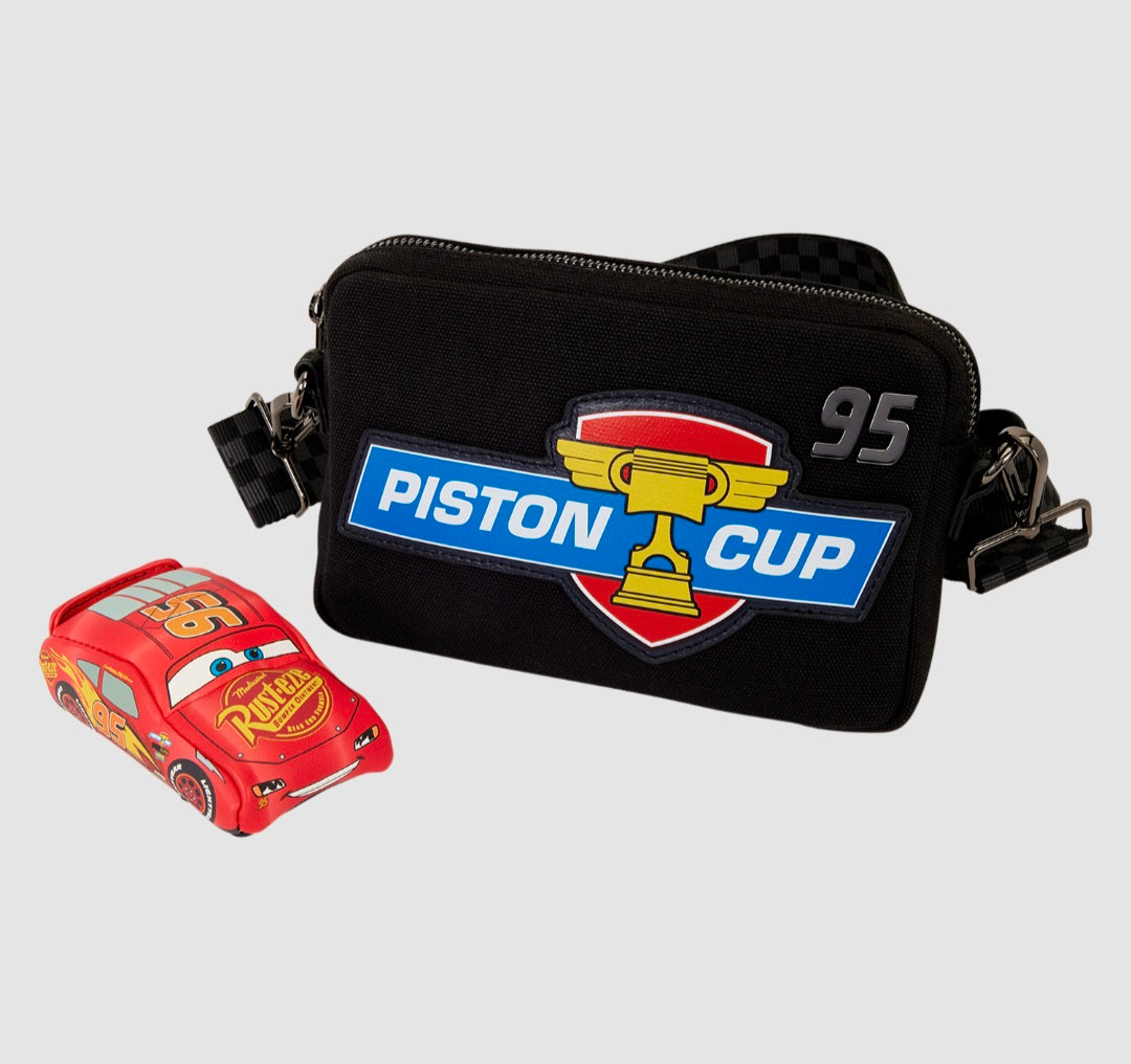 Loungefly - Cars 20th Anniversary Piston Cup Sling Crossbody Bag