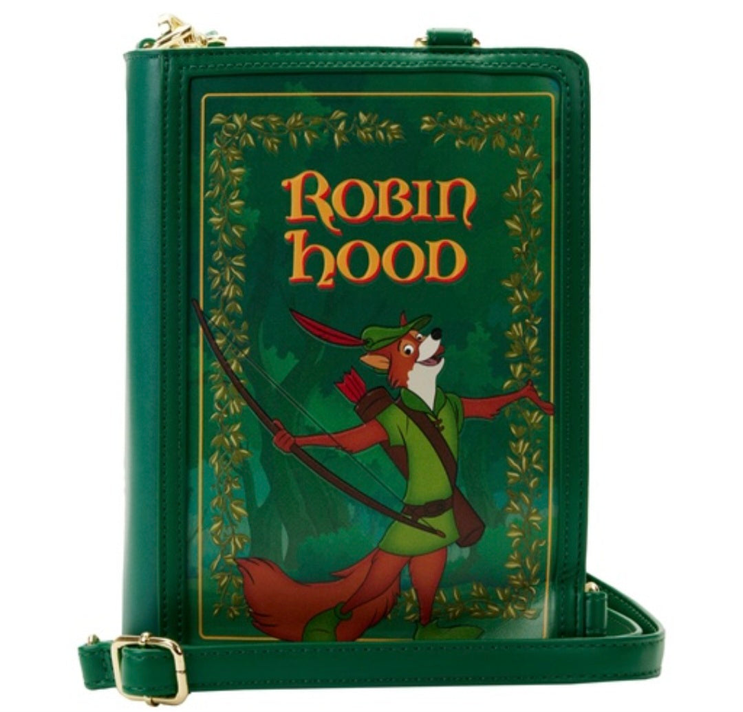 Loungefly - Robin Hood Book Convertible Crossbody Bag
