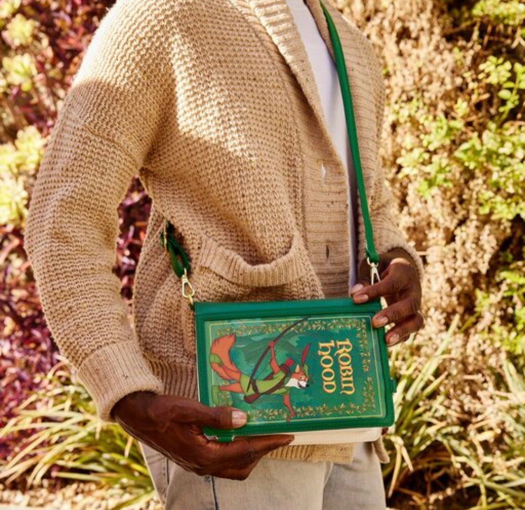 Loungefly - Robin Hood Book Convertible Crossbody Bag