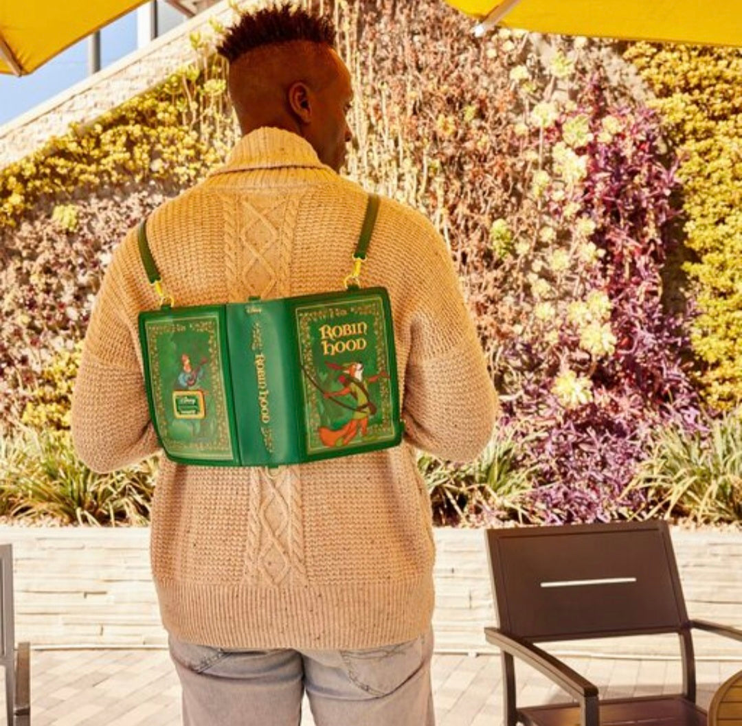 Loungefly - Robin Hood Book Convertible Crossbody Bag