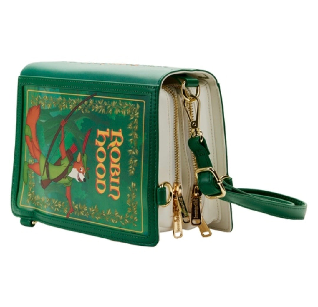 Loungefly - Robin Hood Book Convertible Crossbody Bag
