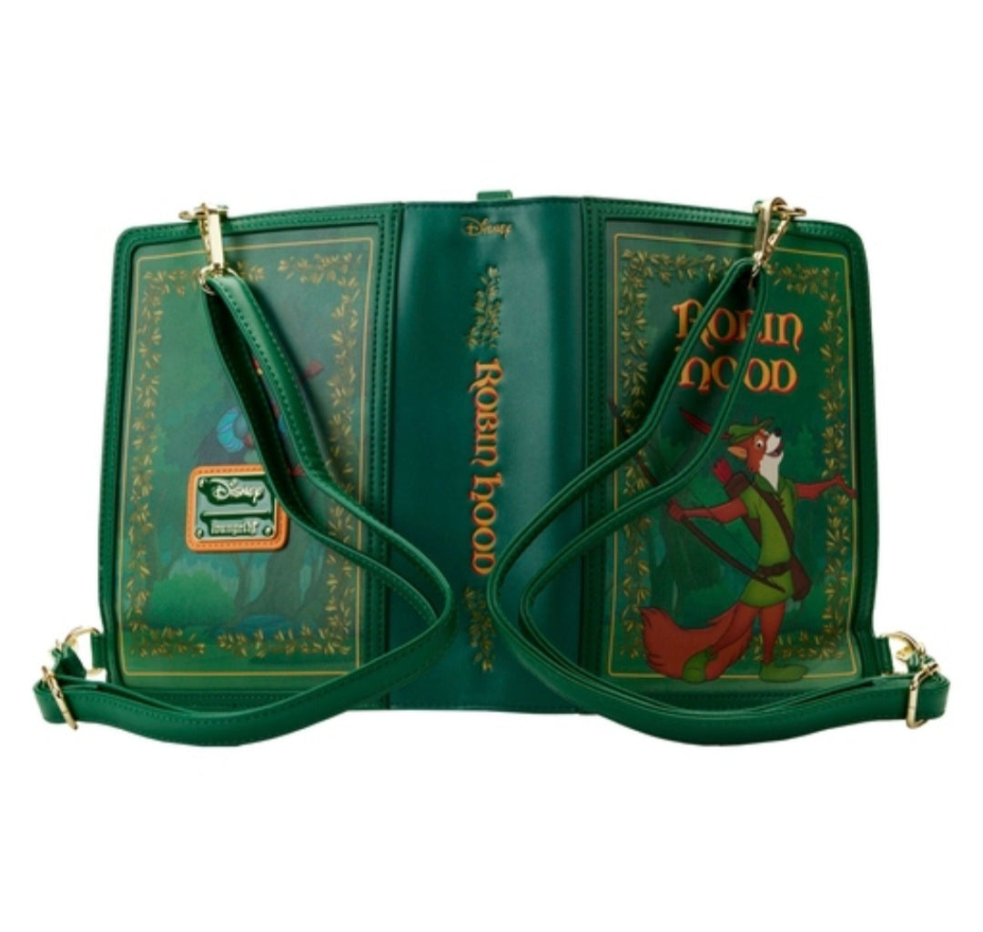 Loungefly - Robin Hood Book Convertible Crossbody Bag