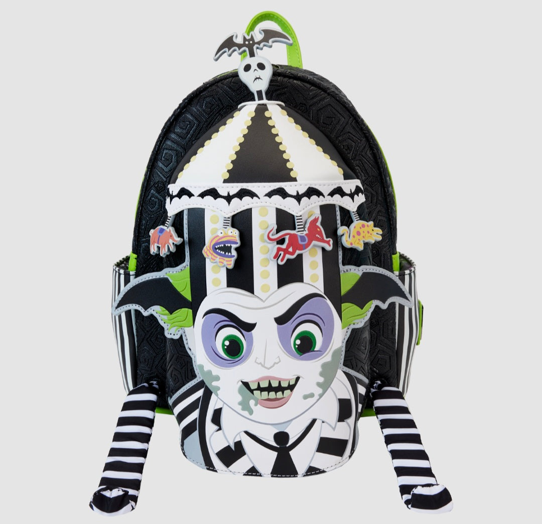 Loungefly - Beetlejuice Carousel Hat Light Up Cosplay Mini Backpack