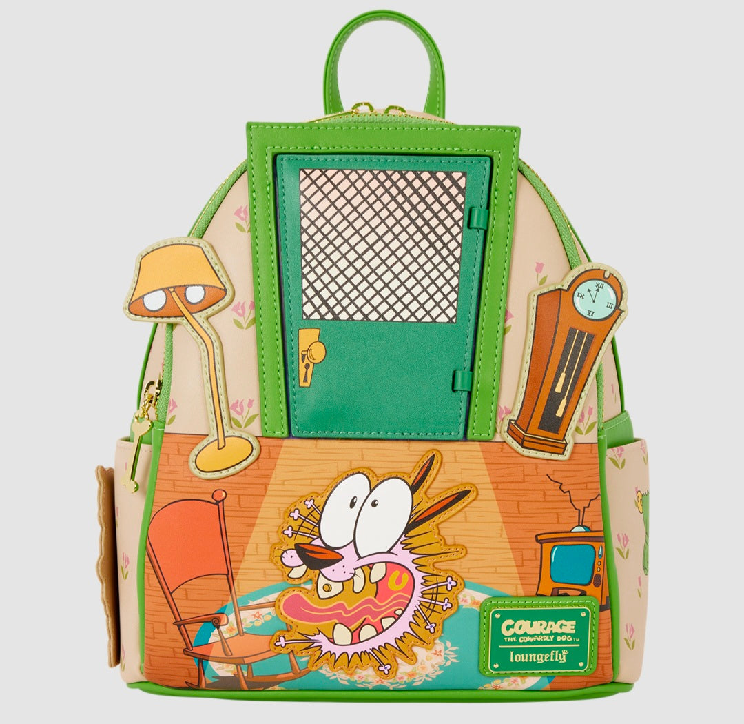 Loungefly - Courage the Cowardly Dog Lenticular Mini Backpack