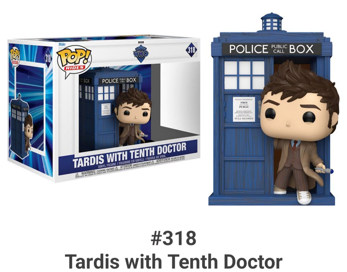 Doctor Who - Tardis with Tenth Doctor #318 PRE-ORDER