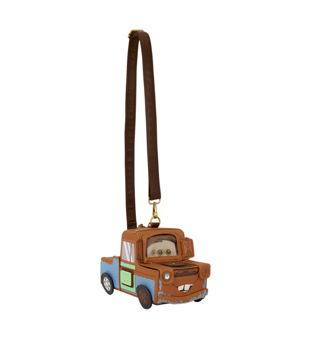 Loungefly Disney Pixar Cars 20th Anniversary Mater Figural Crossbody Bag (Pre-Order)
