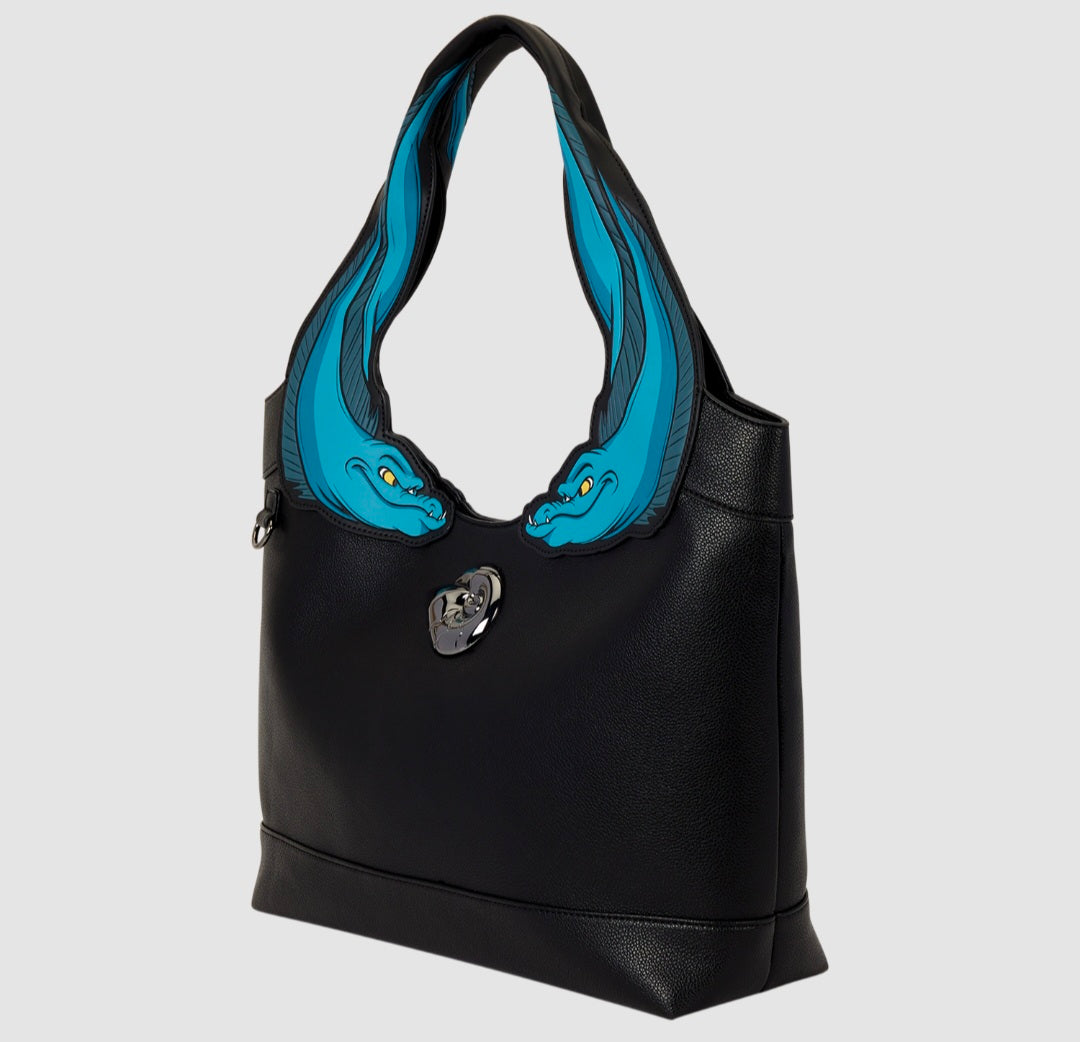 Loungefly - The Little Mermaid Flotsam and Jetsam Tote Bag with Coin Bag