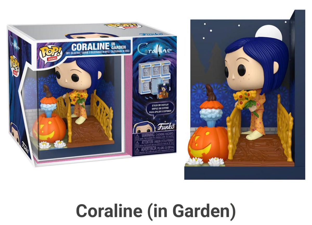 Coraline Funko Book Nook - Coraline in Garden