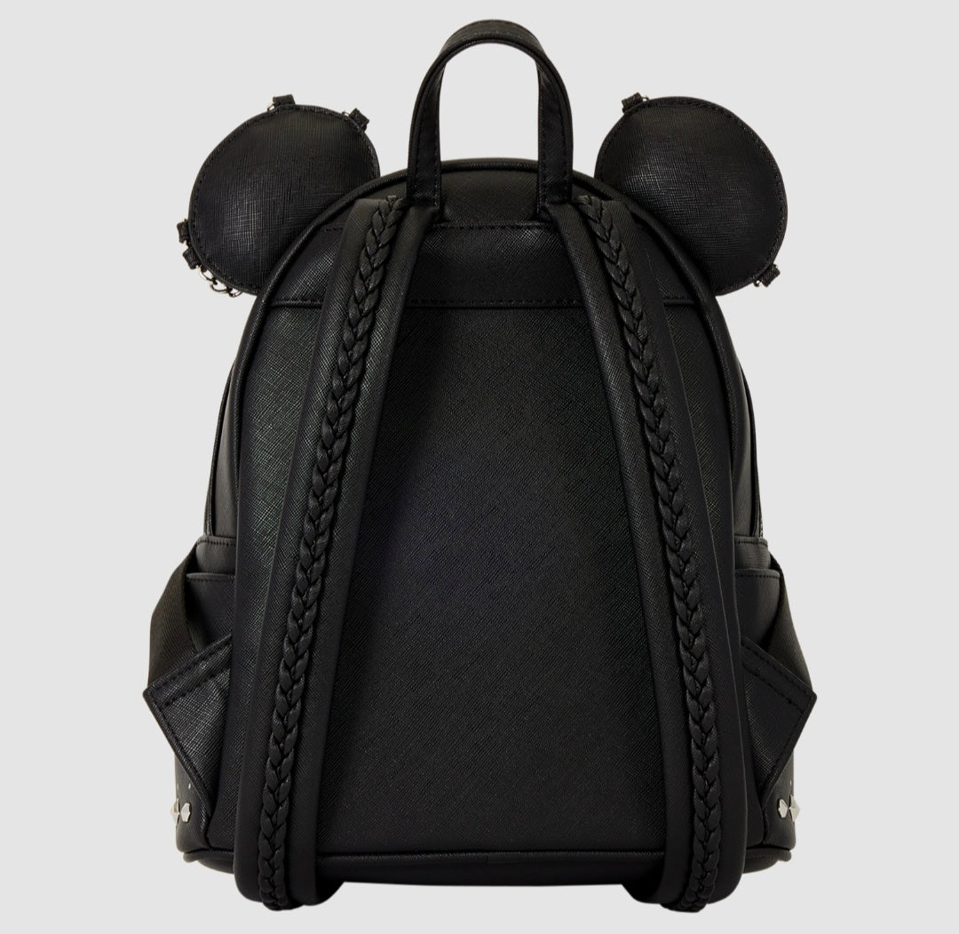 Loungefly - Minnie Mouse Studs & Chains Mini Backpack